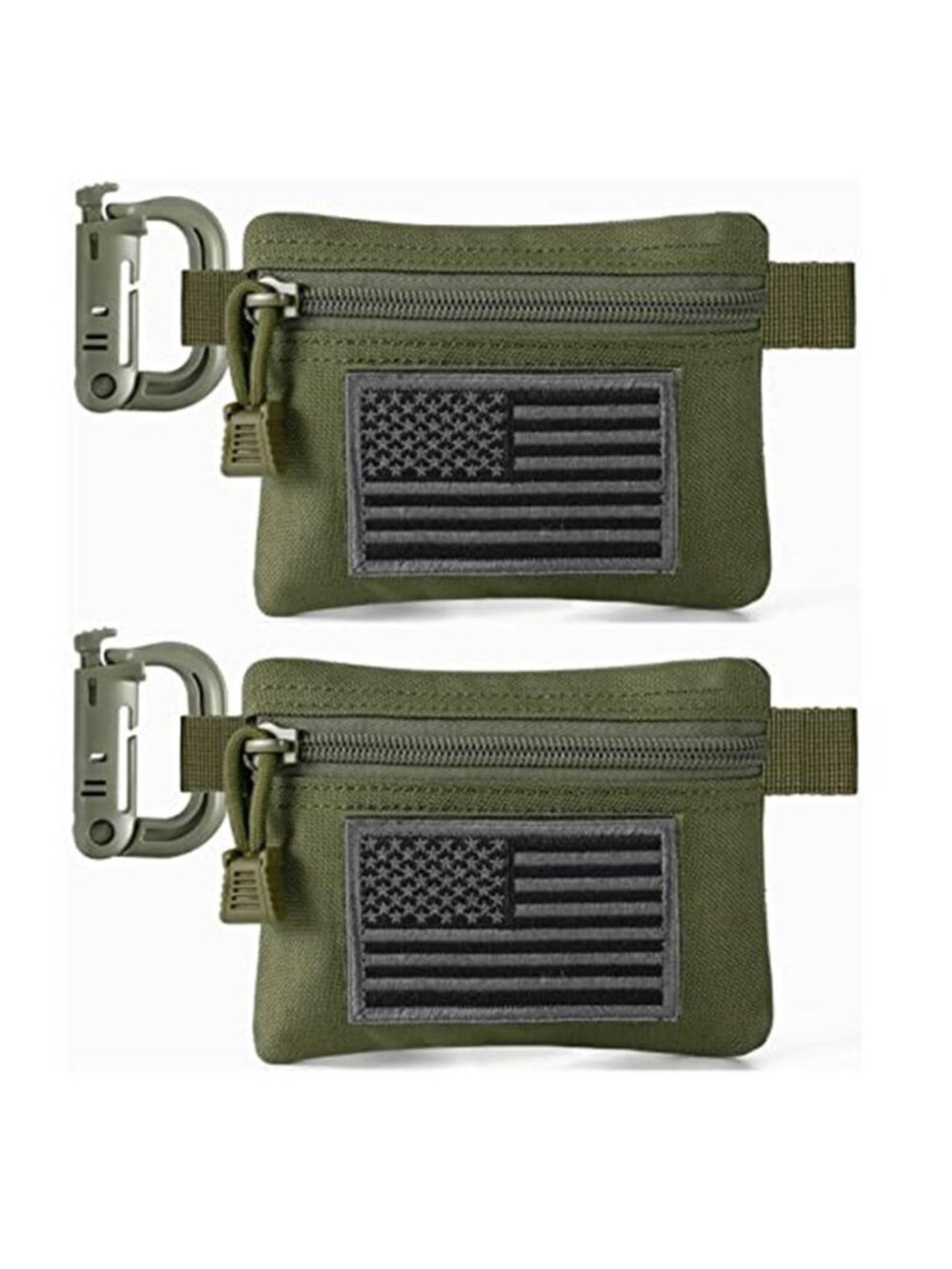 2 Pack Tactical Compact EDC Pouches Military Molle Utility Pouch Accessories